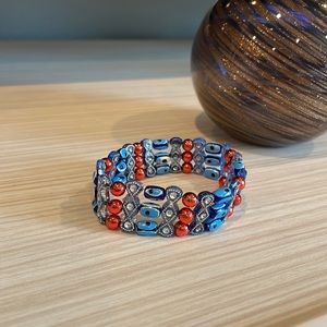 Elastic Evil Eye Bead Bracelet